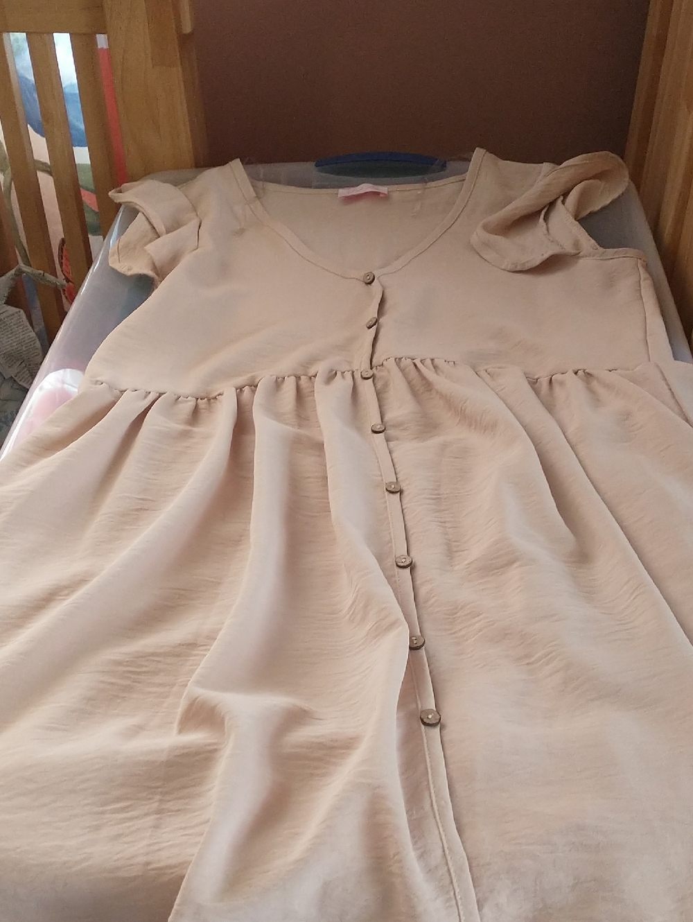 "Sandy" Button Dress